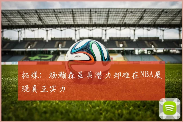 拓媒：杨瀚森虽具潜力却难在NBA展现真正实力